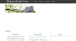 Desktop Screenshot of midlandshealth.com